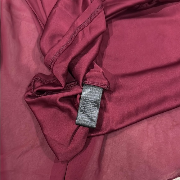 Express Red Spaghetti Strap Babydoll Mini Dress - Picture 5 of 5